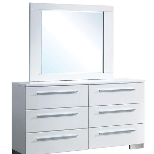 CLEMENTINE Glossy White Dresser - Just Furniture (PA) - Multi Location
