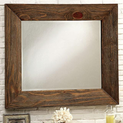 COIMBRA Rustic Natural Tone Mirror - Just Furniture (PA) - Multi Location