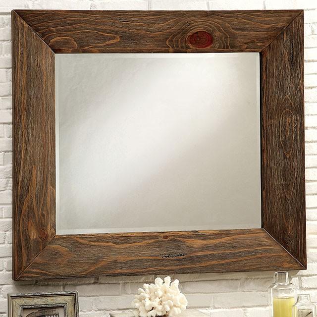COIMBRA Rustic Natural Tone Mirror - Just Furniture (PA) - Multi Location