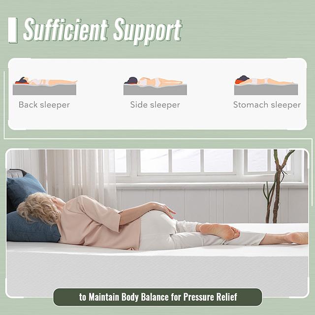 Coreopsis 8" Twin Memory Foam Wave Comfort - Just Furniture (PA) - Multi Location