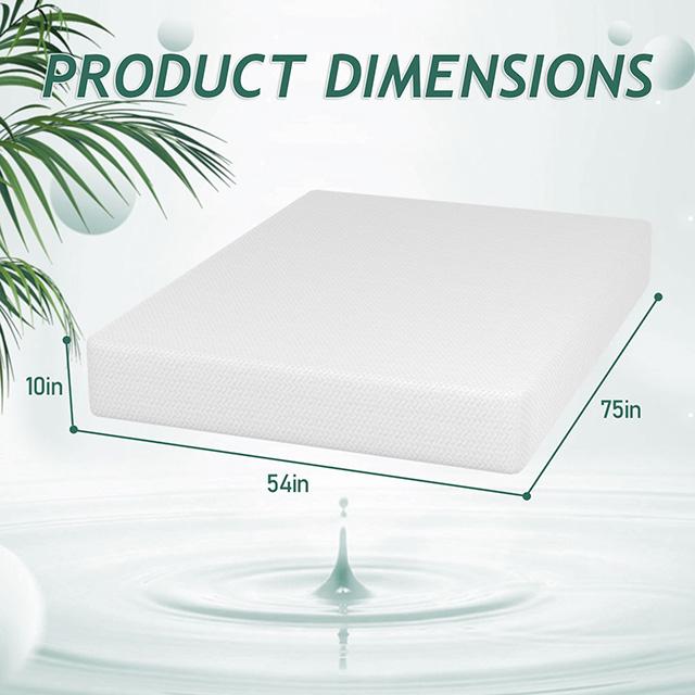 Forsythia 10" Full Green Tea Gel Memory Foam - Just Furniture (PA) - Multi Location