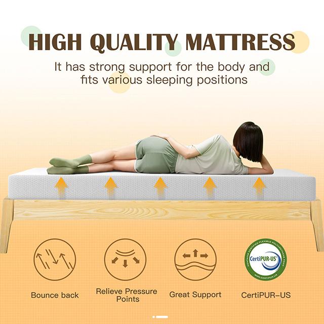 Forsythia 8" Twin Green Tea Gel Memory Foam - Just Furniture (PA) - Multi Location
