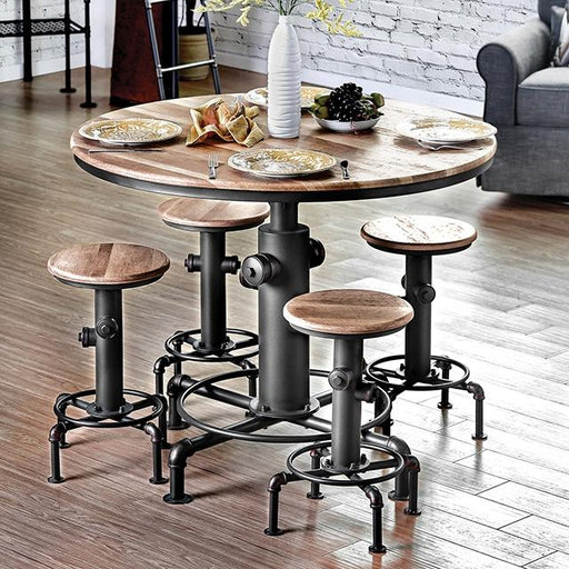Foskey 5 Pc Counter Ht Table Set - Just Furniture (PA) - Multi Location