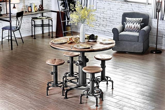 Foskey Antique Black Dining Table - Just Furniture (PA) - Multi Location
