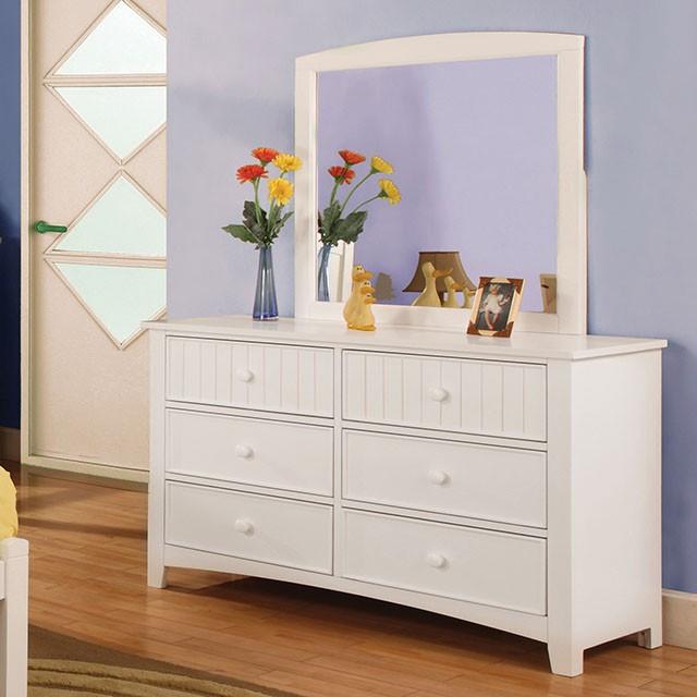 Corry White Mirror - Just Furniture (PA) - Multi Location