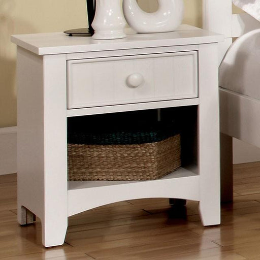 Corry White Night Stand - Just Furniture (PA) - Multi Location