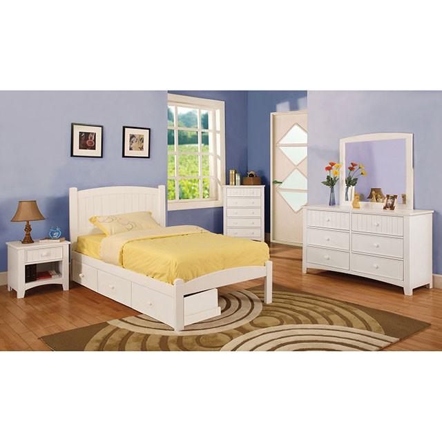 Corry White Media Chest - Just Furniture (PA) - Multi Location