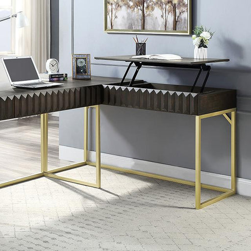FREIBURG Corner Desk, Walnut - Just Furniture (PA) - Multi Location