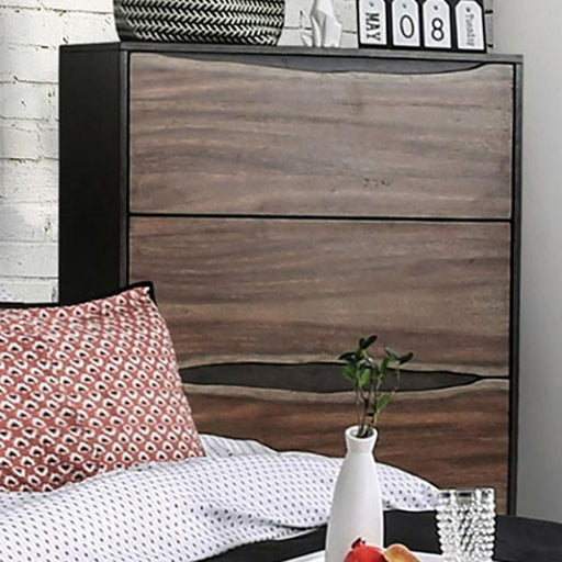 Fulton Dark Oak/Dark Walnut Chest - Just Furniture (PA) - Multi Location