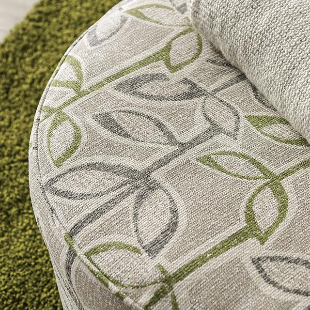 GARDNER Ottoman, Gray/Green - Just Furniture (PA) - Multi Location