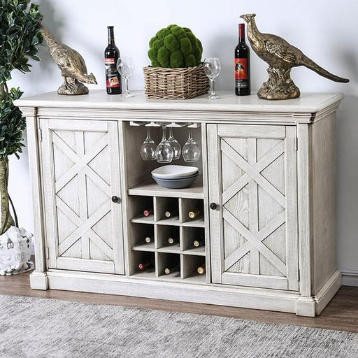 Georgia Antique White/Gray Server - Just Furniture (PA) - Multi Location