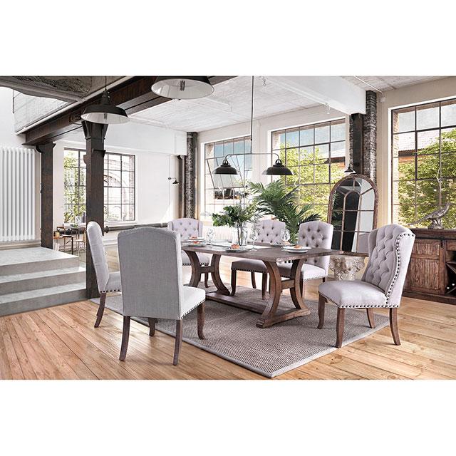 Gianna Rustic Pine/Ivory Side Chair (2/CTN) - Just Furniture (PA) - Multi Location