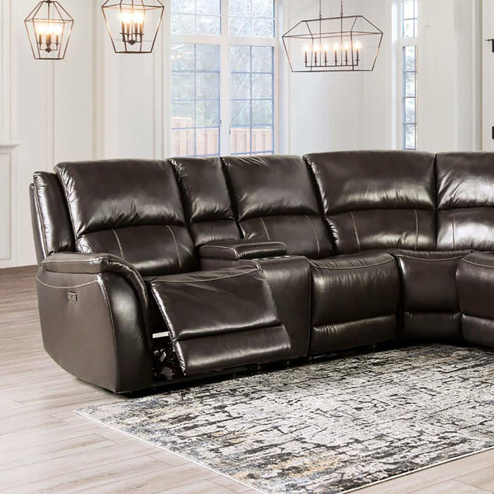 GORGIUS Power Sectional, Espresso - Just Furniture (PA) - Multi Location