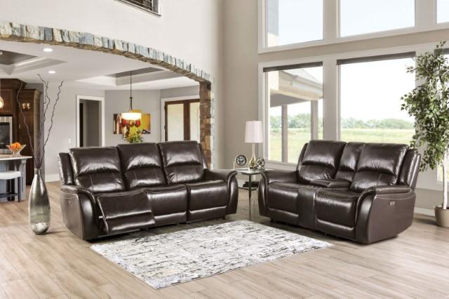 GORGIUS Power Loveseat, Espresso - Just Furniture (PA) - Multi Location