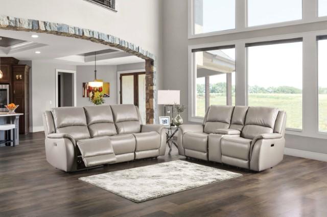 GORGIUS Power Recliner, Light Gray - Just Furniture (PA) - Multi Location