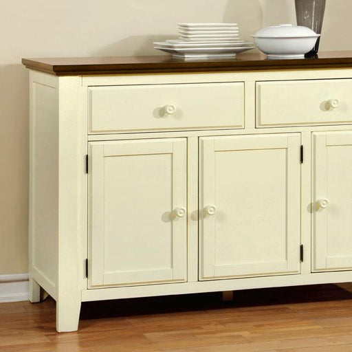HARRISBURG Vintage White/Dark Oak Server - Just Furniture (PA) - Multi Location