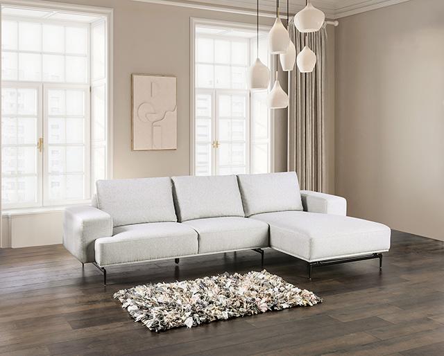 Baerum Sectional, Left & Right Chaise Beige & Gray - Just Furniture (PA) - Multi Location