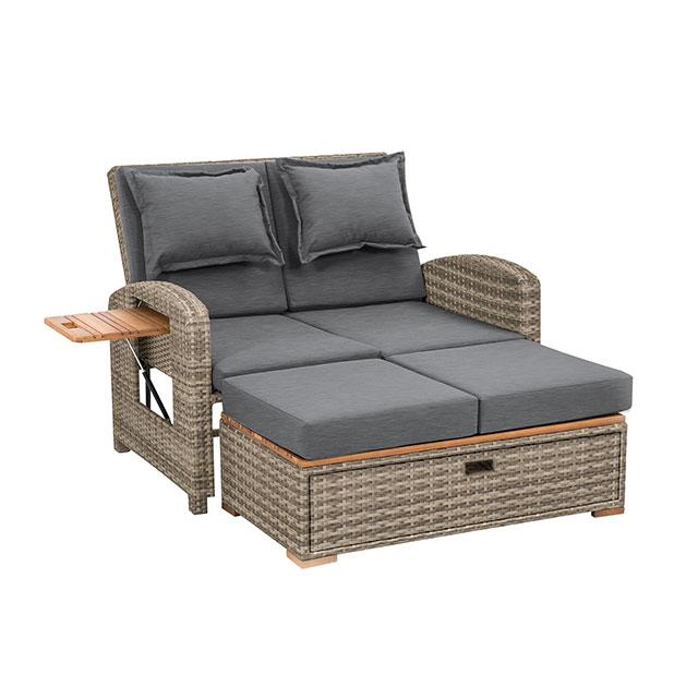 Bahia Tobago Reclining Chaise Lounge Brown & Gray - Just Furniture (PA) - Multi Location