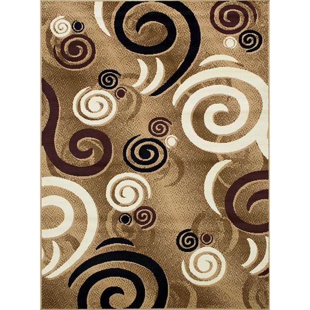 Blitar Brown Black, Brown Cream, & Gray 5' X 7' Area Rug - Just Furniture (PA) - Multi Location
