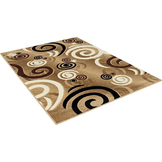 Blitar Brown Black, Brown Cream, & Gray 5' X 7' Area Rug - Just Furniture (PA) - Multi Location