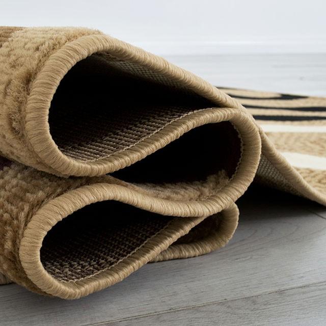 Blitar Brown Black, Brown Cream, & Gray 5' X 7' Area Rug - Just Furniture (PA) - Multi Location