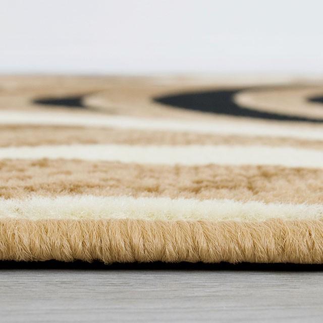 Blitar Brown Black, Brown Cream, & Gray 5' X 7' Area Rug - Just Furniture (PA) - Multi Location