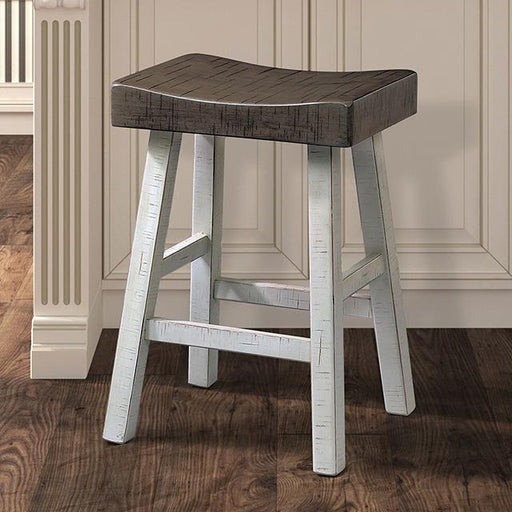 Biasca 24" Stool (2/CTN) White, Brown, & Black - Just Furniture (PA) - Multi Location