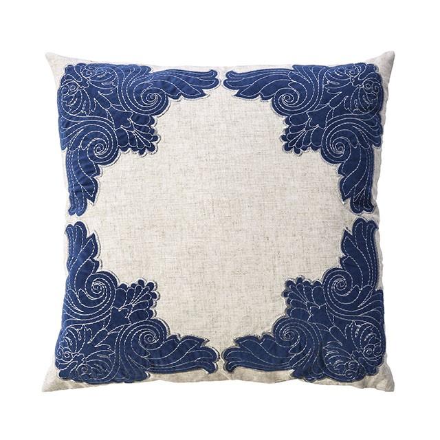 Beth Natural/Indigo 20" X 20" Pillow, Natural & Indigo (2/CTN) - Just Furniture (PA) - Multi Location