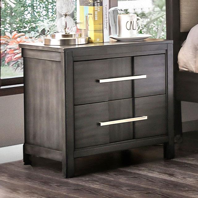 Berenice Espresso Night Stand White, Gray, & Espresso - Just Furniture (PA) - Multi Location