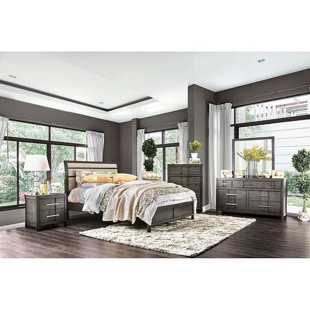 Berenice Espresso Night Stand White, Gray, & Espresso - Just Furniture (PA) - Multi Location