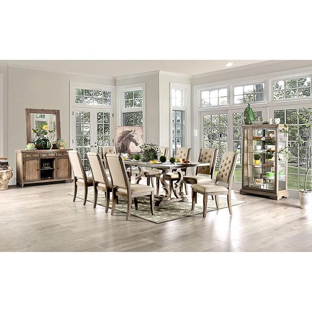 Patience Rustic Natural Tone Dining Table - Just Furniture (PA) - Multi Location