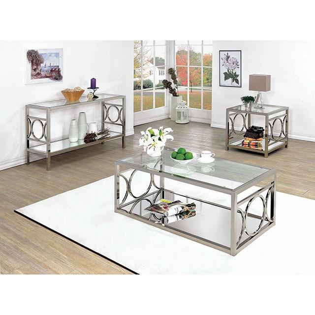 RYLEE Chrome Coffee Table, Chrome - Just Furniture (PA) - Multi Location