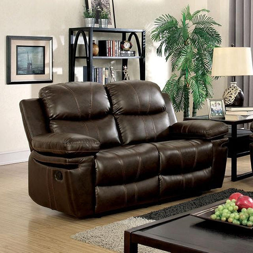 Listowel Brown Love Seat - Just Furniture (PA) - Multi Location