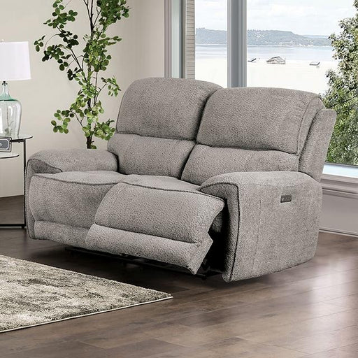 MORCOTE Power Loveseat, Light Gray - Just Furniture (PA) - Multi Location