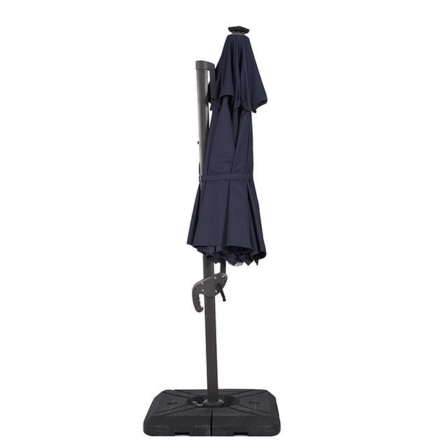 Nuti 10 Ft Round Umbrella w/ LED Light + 37" Large Base - Just Furniture (PA) - Multi Location
