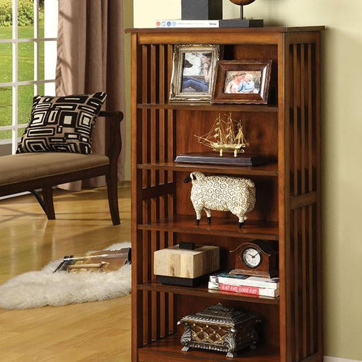 Valencia I Antique Oak Media Shelf - Just Furniture (PA) - Multi Location