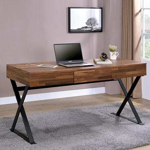 Tensed Sand Black Desk - Just Furniture (PA) - Multi Location