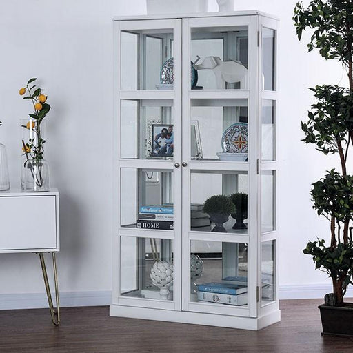 Vilas White Curio Cabinet - Just Furniture (PA) - Multi Location