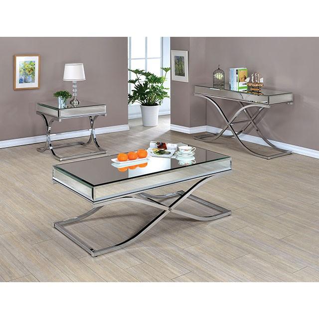 SUNDANCE Chrome Coffee Table, Chrome - Just Furniture (PA) - Multi Location