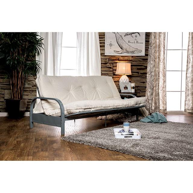 KNOX White 8" White Futon Mattress w/ Inner Spring - Just Furniture (PA) - Multi Location