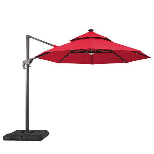 Nuti 10 Ft Round Umbrella w/ LED Light + 37" Large Base - Just Furniture (PA) - Multi Location