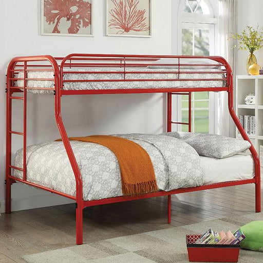 Opal Red Twin/Full Bunk Bed - Just Furniture (PA) - Multi Location