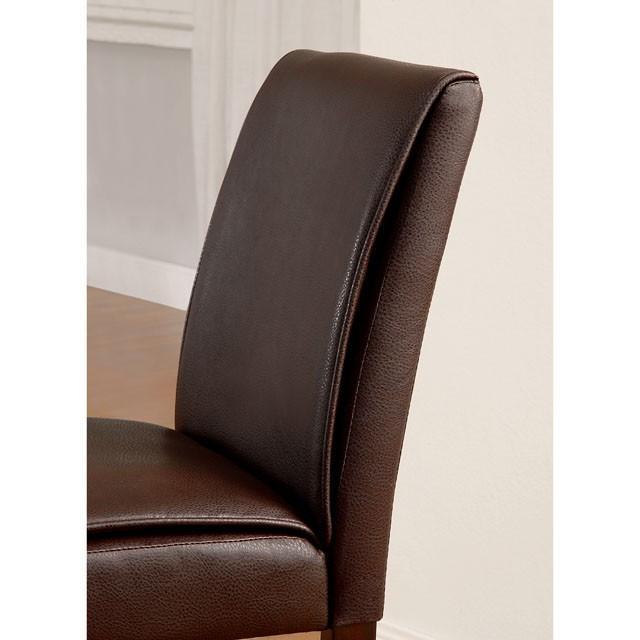 GLADSTONE I Dark Walnut/Ivory Dining Table - Just Furniture (PA) - Multi Location
