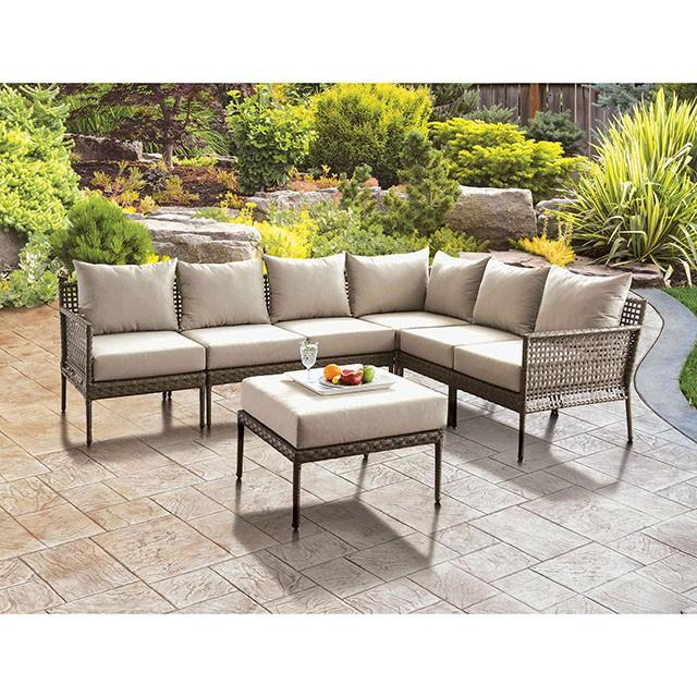 ALEISHA Patio Ottoman - Just Furniture (PA) - Multi Location