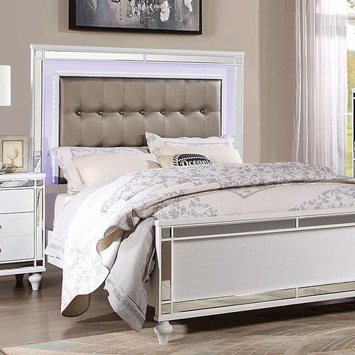 BRACHIUM E.King Bed, White - Just Furniture (PA) - Multi Location