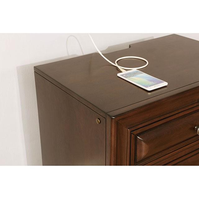 Brandt Brown Cherry Night Stand - Just Furniture (PA) - Multi Location