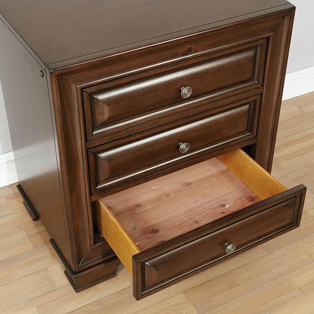 Brandt Brown Cherry Night Stand - Just Furniture (PA) - Multi Location