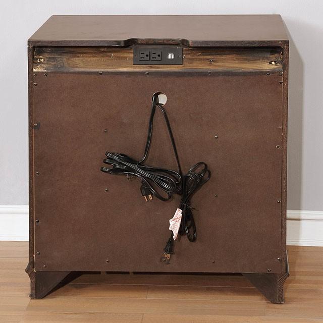 Brandt Brown Cherry Night Stand - Just Furniture (PA) - Multi Location