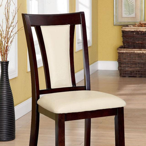 BRENT Dark Cherry/Ivory Side Chair (2/CTN) - Just Furniture (PA) - Multi Location