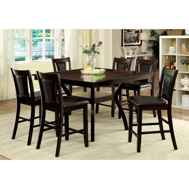 BRENT II Dark Cherry/Espresso Counter Ht. Chair (2/CTN) - Just Furniture (PA) - Multi Location